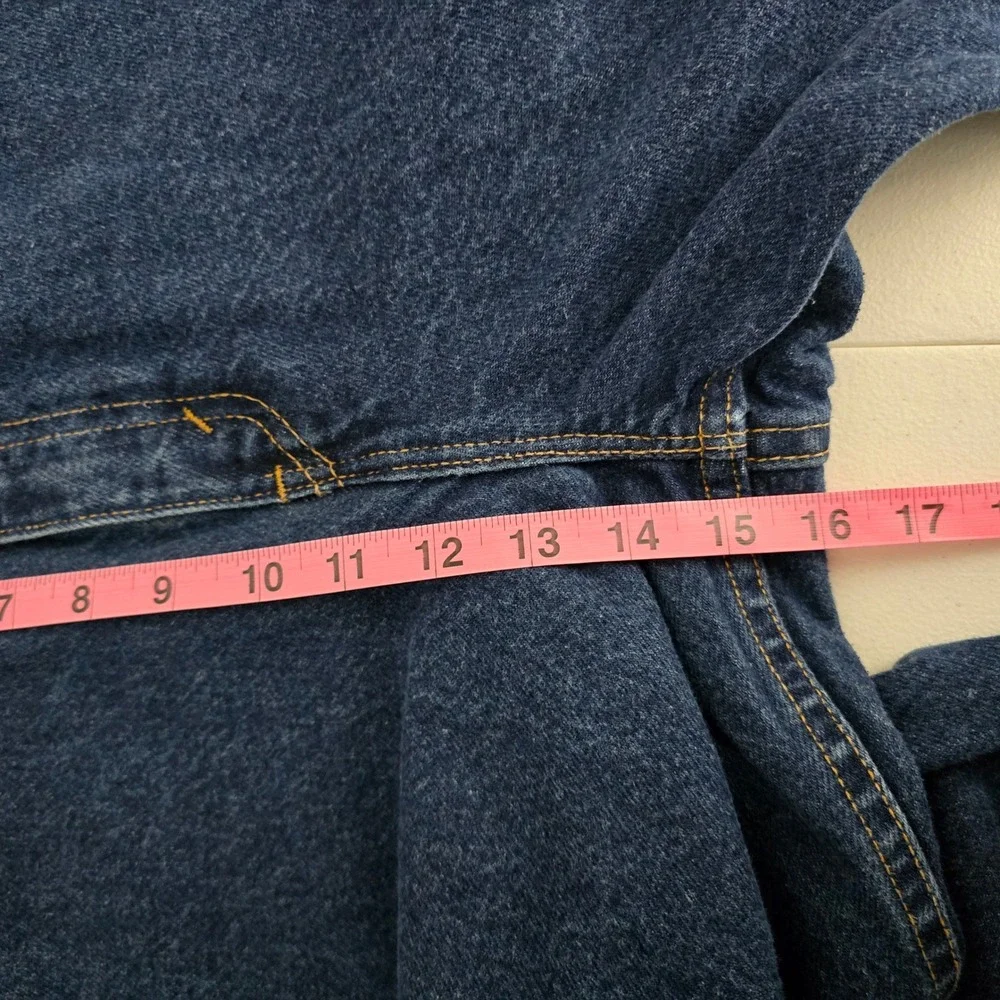 Vintage Levis 550 Mens 42x31 Relaxed Fit Tapered Leg Jeans Dark Wash Made in USA